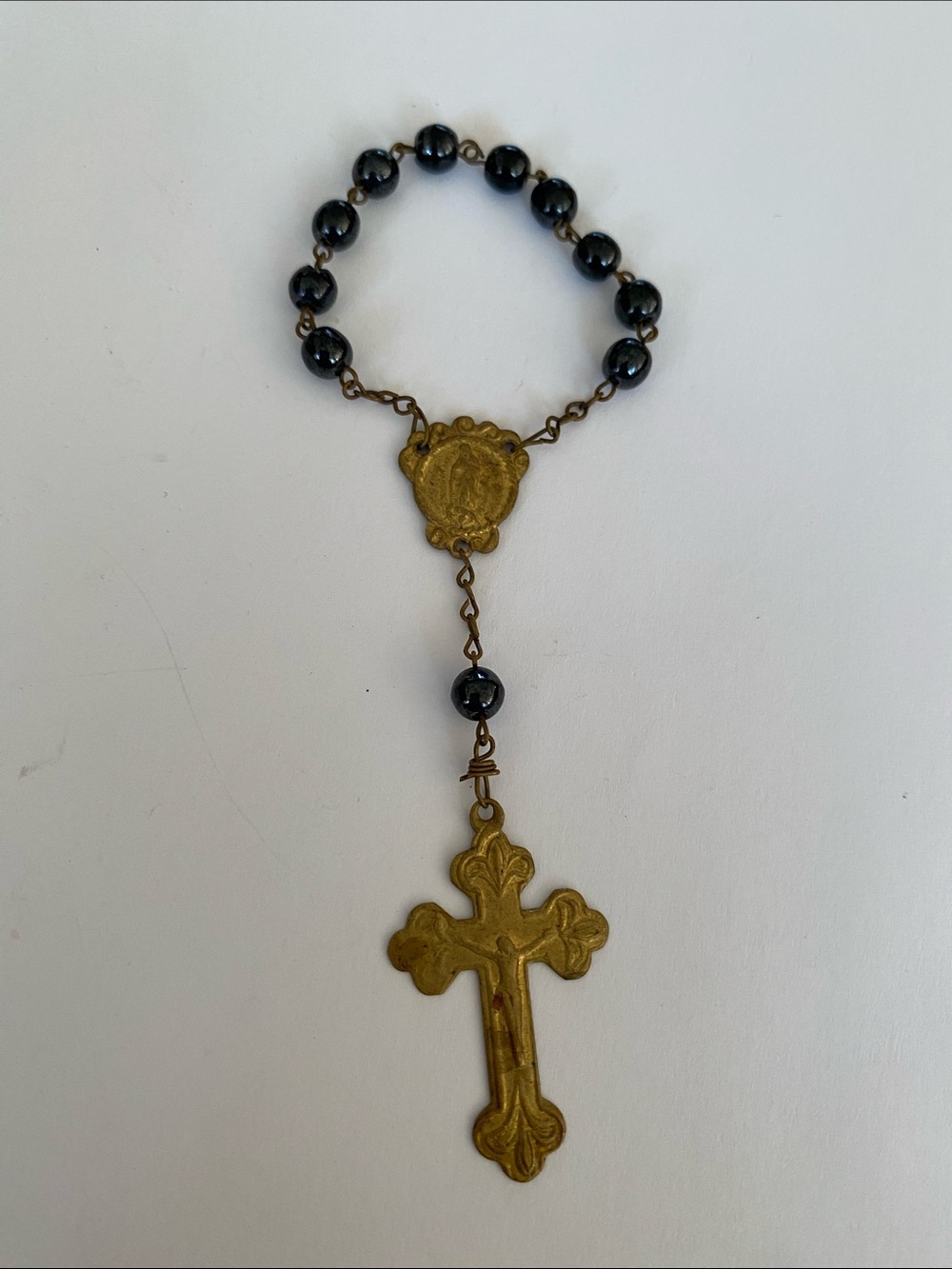 Vintage beaded devotional chapter religious rosary 📿 prayer beads